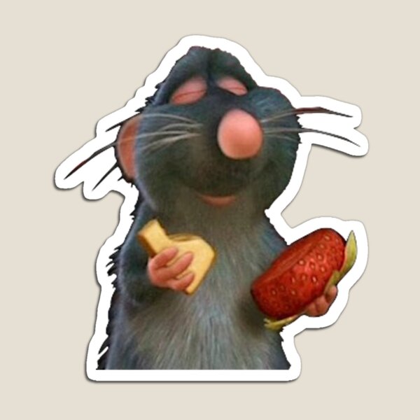 ratatouille magnet plush