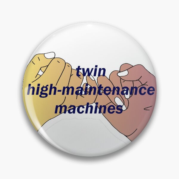 Item preview, twin high-maintenance machines designed and sold by Peachiest-art.