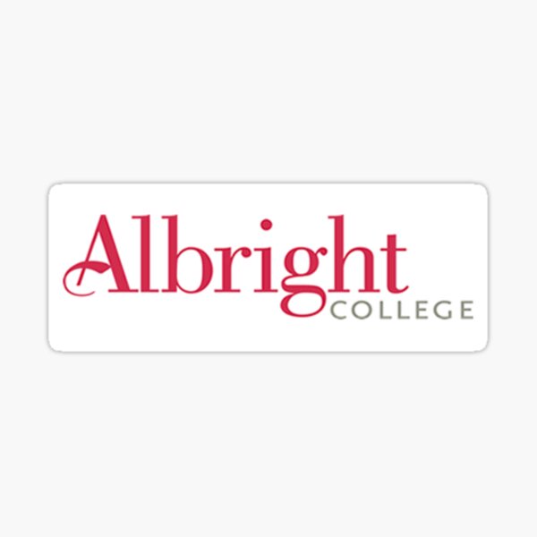 "Albright College Student Sticker" Sticker for Sale by Communisman11