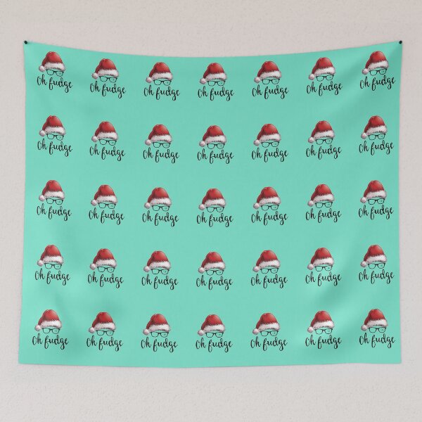 Item preview, Oh fudge. Santa Claws glass designed and sold by KerryABC.