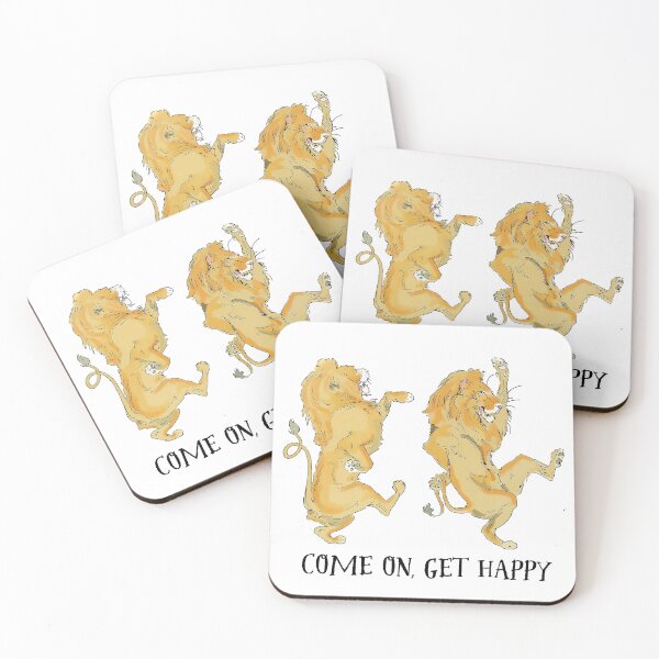 Item preview, Come On, Get Happy: dancing lion by A. Vimar 1896 designed and sold by ebrawne.