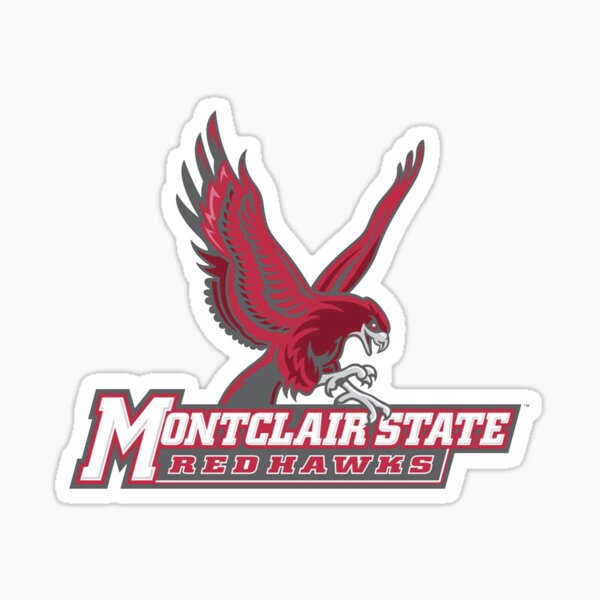 Aperçu de l'œuvre Université d'État de Montclair MSU Red Hawks Sticker créée et vendue par Communisman11.