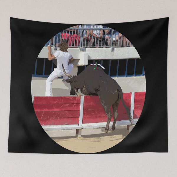 Item preview, Bullfighter and bull in the arena designed and sold by Astralia.