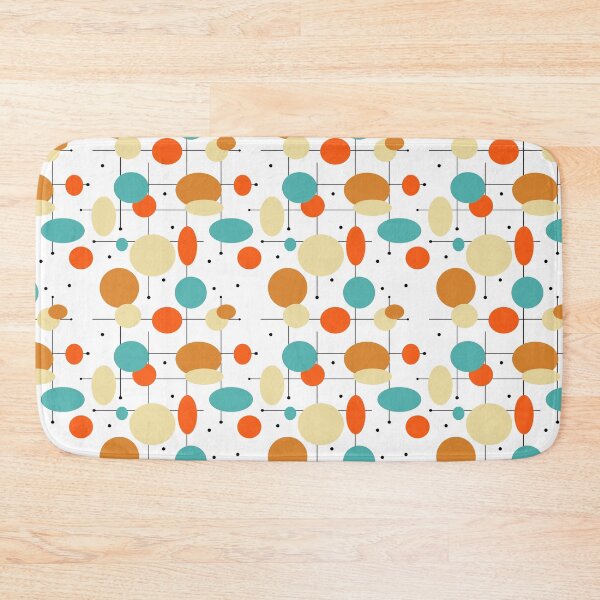 Item preview, Colorful Geometric Circles Mid Century Pattern  designed and sold by Orchard Berry.