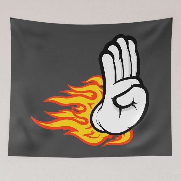 Item preview, The Flaming Palm designed and sold by papa-gede.