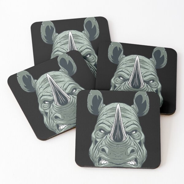 Item preview, Angry Rhino T-Shirt - Furious Rhinoceros designed and sold by GrahamWalsh.