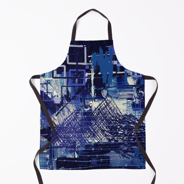 Item preview, Choose Blues Abstract Art Poster designed and sold by Swooncake Press.