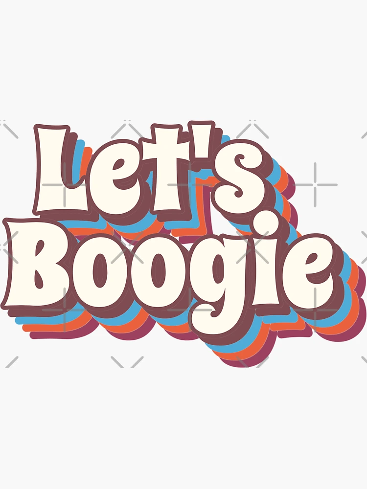 Let's Boogie Disco Ball Sticker – sharpthoughtlings