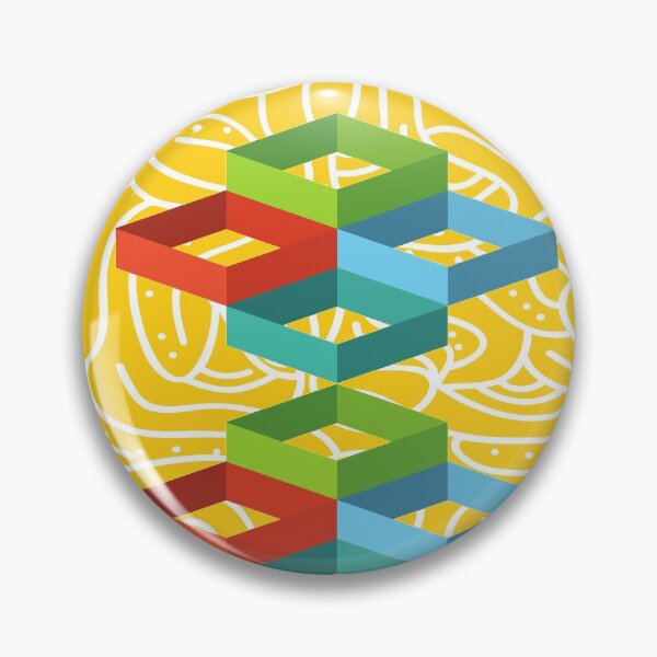 Item preview, Squiggles with Geometrics - a striking design - modern and fun.. designed and sold by JOHNC1.