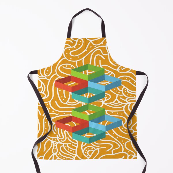 Item preview, Squiggles with Geometrics - a striking design - modern and fun.. designed and sold by JOHNC1.