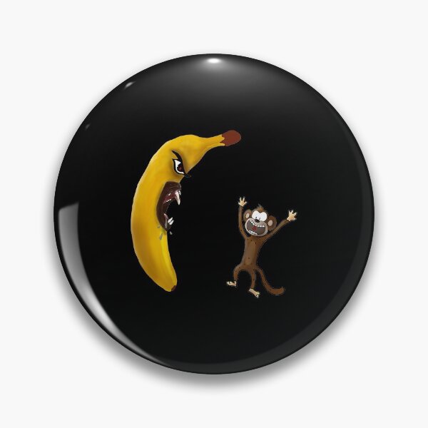 Item preview, Angry Banana threaten Monkey T-Shirt Funny Gift T-Shirt designed and sold by CharlieWarren.