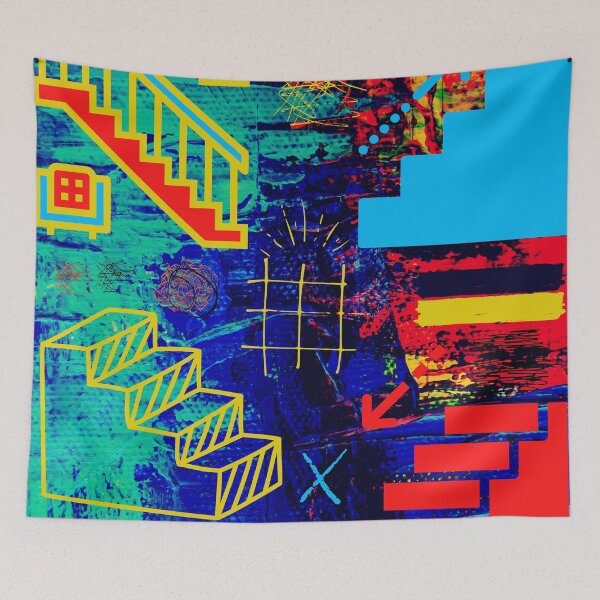 Item preview, Take The Stairs Art Poster designed and sold by Swooncake Press.