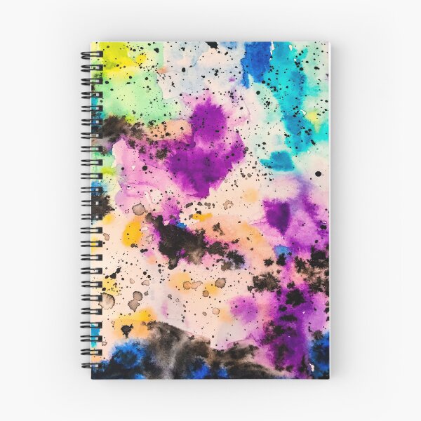 Item preview, Bright Watercolour Splatter designed and sold by amandawellsart.