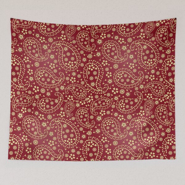 Item preview, Red Paisley designed and sold by AlteredAtelier.