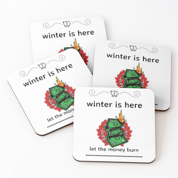 Item preview, Winter Money Burn Black designed and sold by CecileMJ.