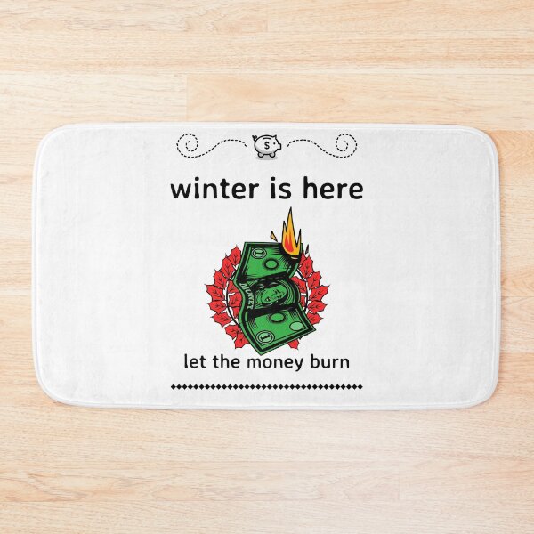 Item preview, Winter Money Burn Black designed and sold by CecileMJ.