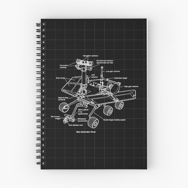 Item preview, NASA Space Vehicle Mars Rover Diagram designed and sold by MakiMak.