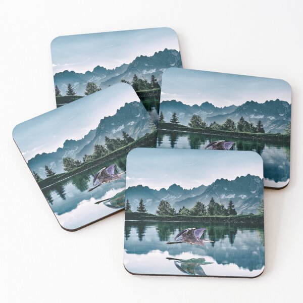 Item preview, Great Blue Heron over Lake designed and sold by thedvguy.