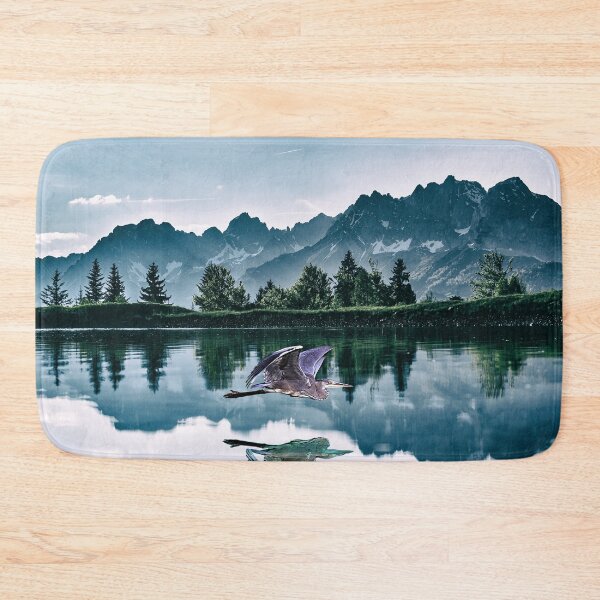 Item preview, Great Blue Heron over Lake designed and sold by thedvguy.