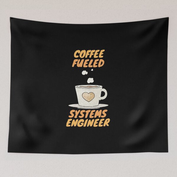 Item preview, coffee fueled systems engineer designed and sold by SnowballStep.