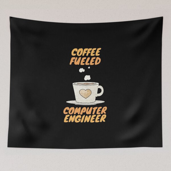 Item preview, coffee fueled computer engineer designed and sold by SnowballStep.