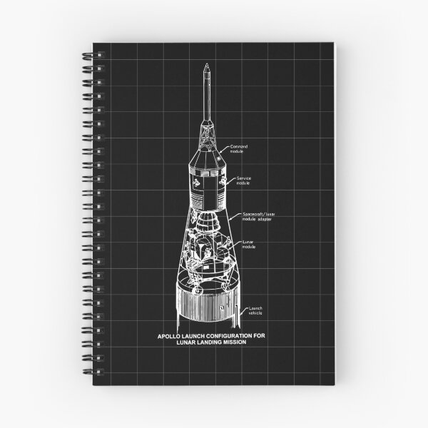 Item preview, Apollo 11 Launch Configuration for Lunar Landing Diagram designed and sold by MakiMak.