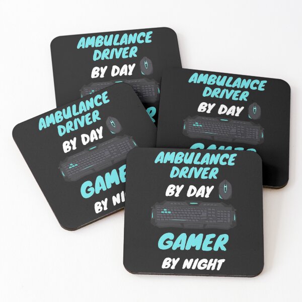 Item preview, ambulance driver gamer designed and sold by SnowballStep.