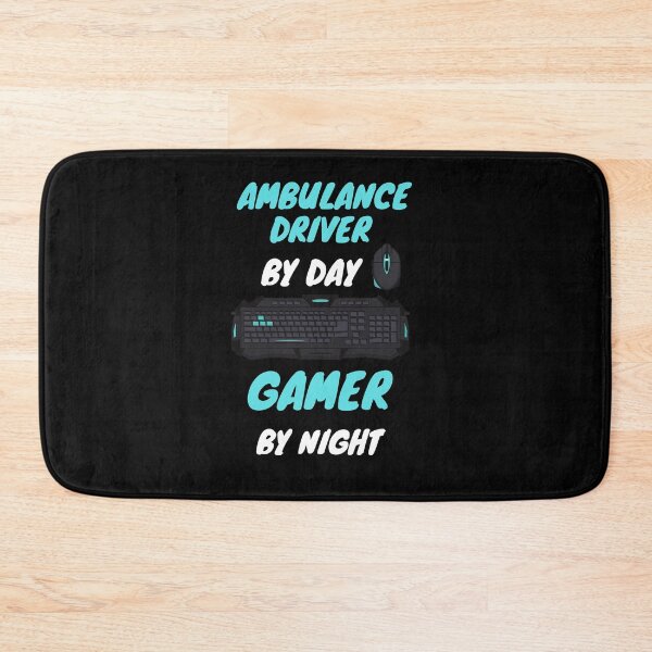 Item preview, ambulance driver gamer designed and sold by SnowballStep.