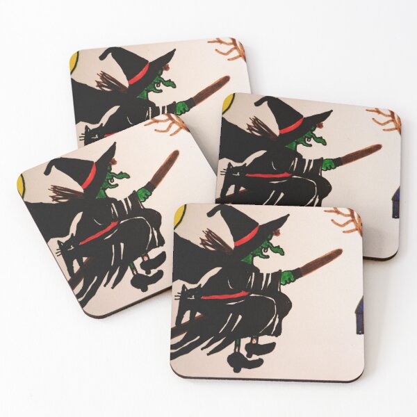 Item preview, HALLOWEEN WITCH ON HER BROOMSTICK  designed and sold by JoAnnHayden.