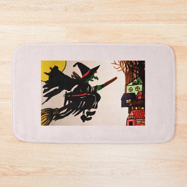 Item preview, HALLOWEEN WITCH ON HER BROOMSTICK  designed and sold by JoAnnHayden.