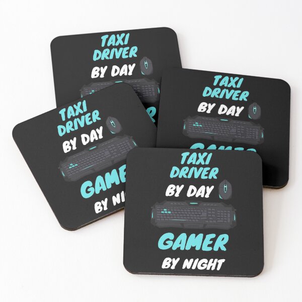 Item preview, taxi driver gamer designed and sold by SnowballStep.