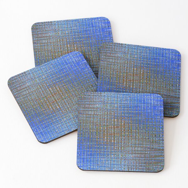 Aperçu de l'œuvre Motif croisé bleu électrique. créée et vendue par LaBellCreative.