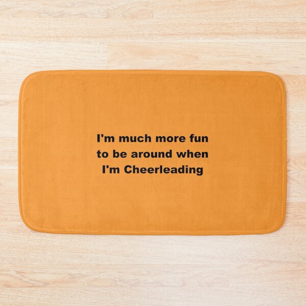 Item preview, I'm much more fun when I'm Cheerleading - Funny Gift Ideas For Chearleaders designed and sold by Sugar-Magnolia.