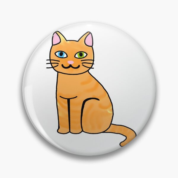 Item preview, Cute Orange cat with heterochromia designed and sold by LilyWily.