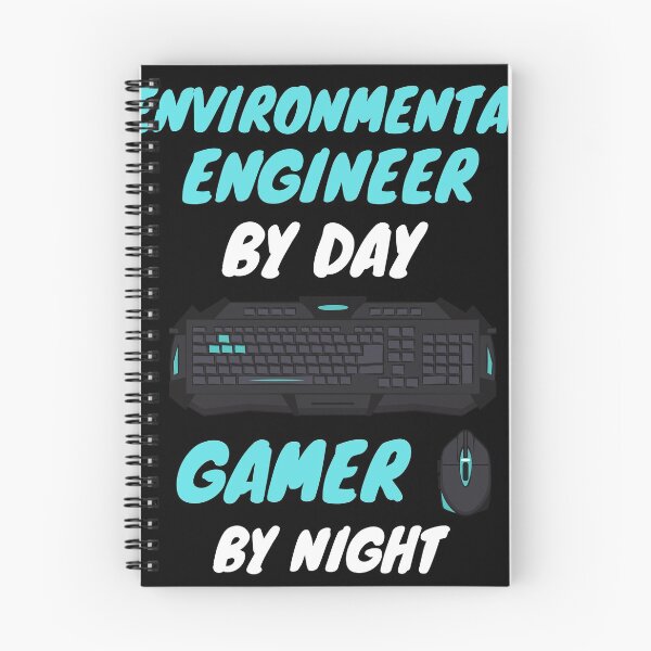 Item preview, environmental engineer gamer designed and sold by SnowballStep.