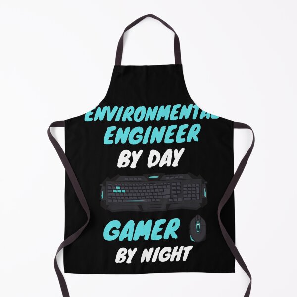 Item preview, environmental engineer gamer designed and sold by SnowballStep.