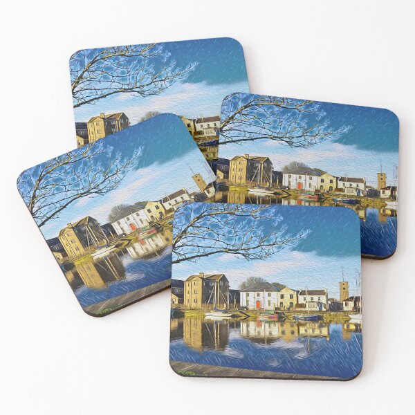 Item preview, The Claddagh, Galway, Water Reflections Painting designed and sold by Ireland Photography.