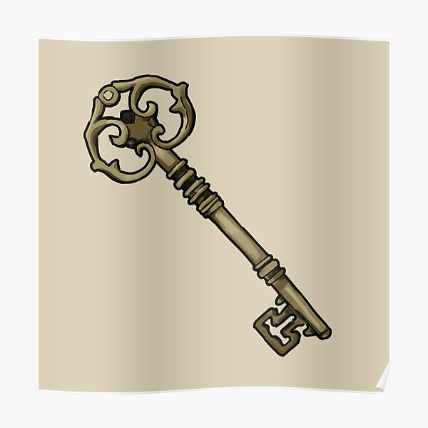 "skeleton key" Poster by rrobinhood Redbubble