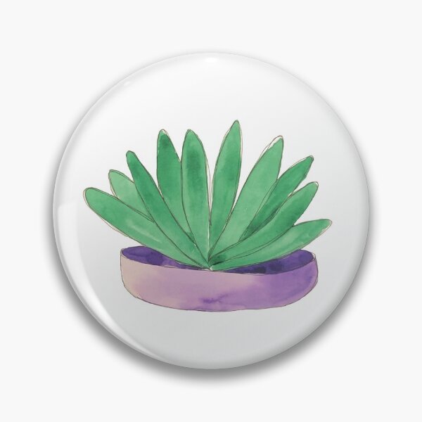 Item preview, Cactus en una maceta morada designed and sold by CraftChange.