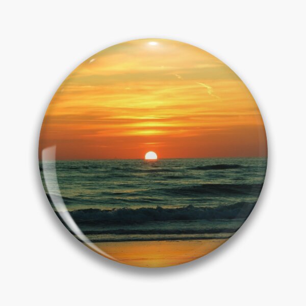 Item preview, REAL SUNSET PHOTO OF A WILD BEAUTIFUL MEDITERRANEAN BEACH designed and sold by Delicious Design ⭐⭐⭐⭐⭐.