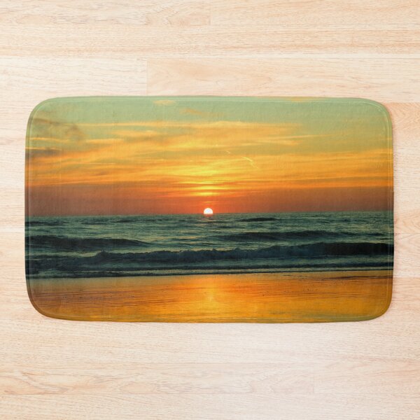 Item preview, REAL SUNSET PHOTO OF A WILD BEAUTIFUL MEDITERRANEAN BEACH designed and sold by Delicious Design ⭐⭐⭐⭐⭐.