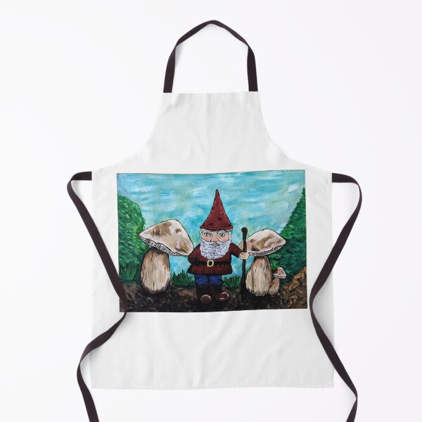 Item preview, Red Hat Gnome Among Mushrooms designed and sold by MagicGnome47.