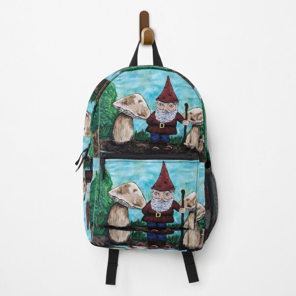 Item preview, Red Hat Gnome Among Mushrooms designed and sold by MagicGnome47.