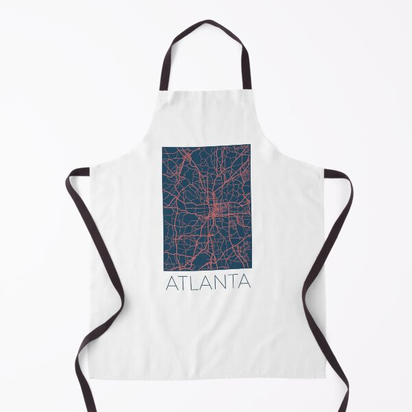 Item preview, Atlanta Street Map Pink and Blue designed and sold by HelloGentry.