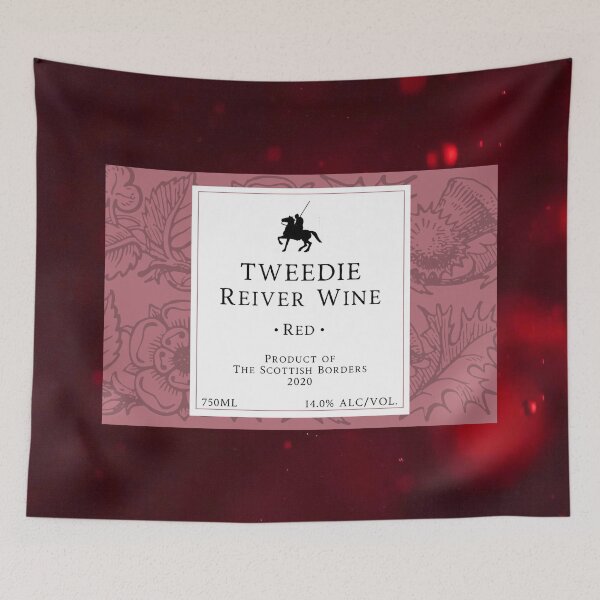 Item preview, TWEEDIE Red Wine Label | Border Reivers designed and sold by yourscotborders.