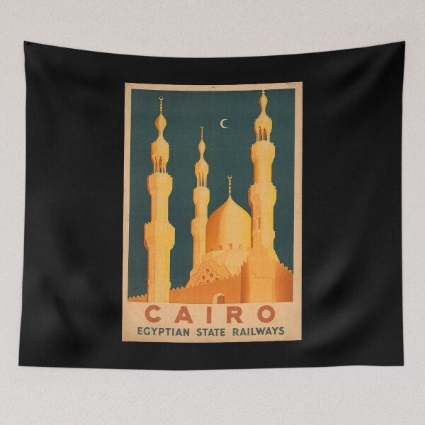 Item preview, Cairo retro poster designed and sold by CorasPosters.