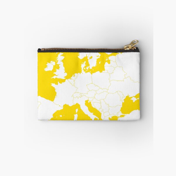 Aperçu de l'œuvre Europe yellow map créée et vendue par sebinlondon.