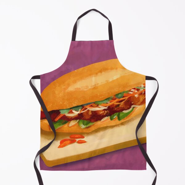 Item preview, Banh Mi Vietnamese Bread Sandwich Baguette Loaf designed and sold by TeriRobbins.