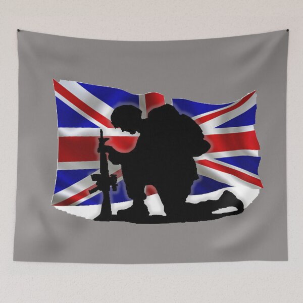 Item preview, BRITISH PRAYER SOLDIER designed and sold by THE AMERICAN TEEVANGELIST.