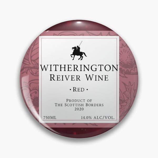Artikelvorschau, WITHERINGTON Red Wine Label | Border Reivers entworfen und verkauft von yourscotborders.